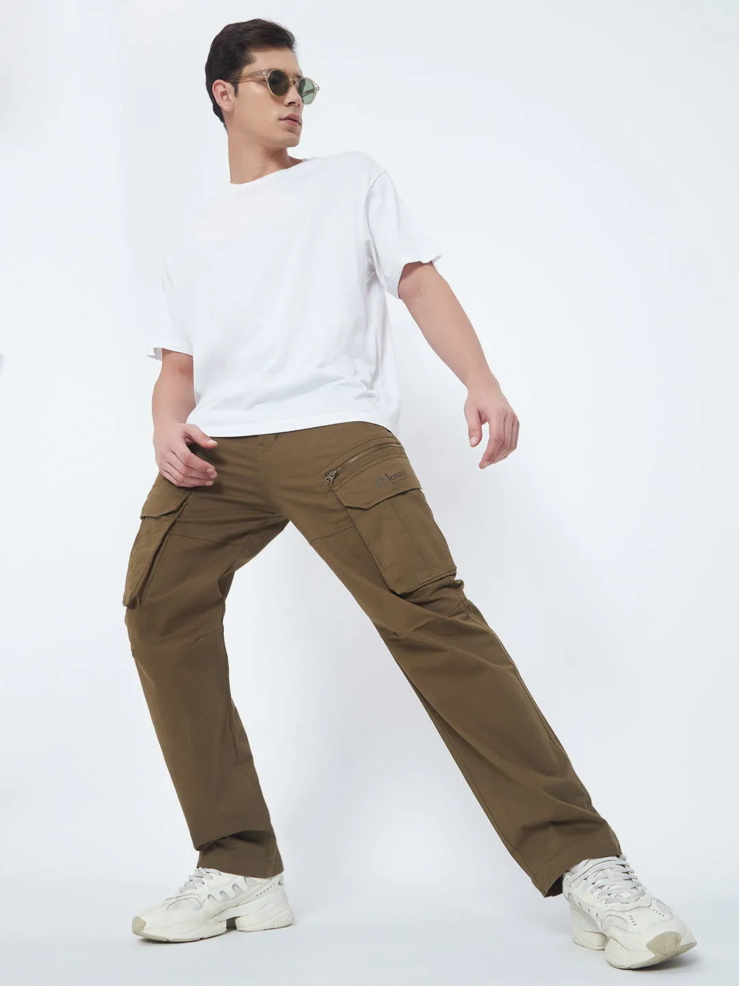 SAINT JONES-KHAKHI COTTON CARGO 8-POCKETS